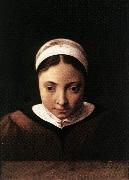 POELENBURGH, Cornelis van Portrait of a Young Girl af France oil painting artist